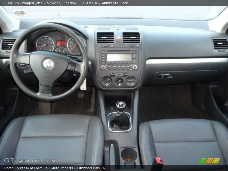 Shadow Blue Metallic / Anthracite Black 2006 Volkswagen Jetta 2.5 Sedan
