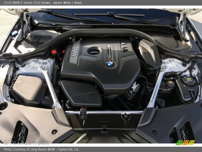 Alpine White / Black 2019 BMW 5 Series 530i Sedan