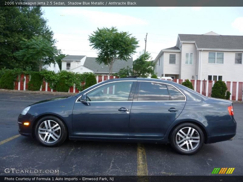 Shadow Blue Metallic / Anthracite Black 2006 Volkswagen Jetta 2.5 Sedan