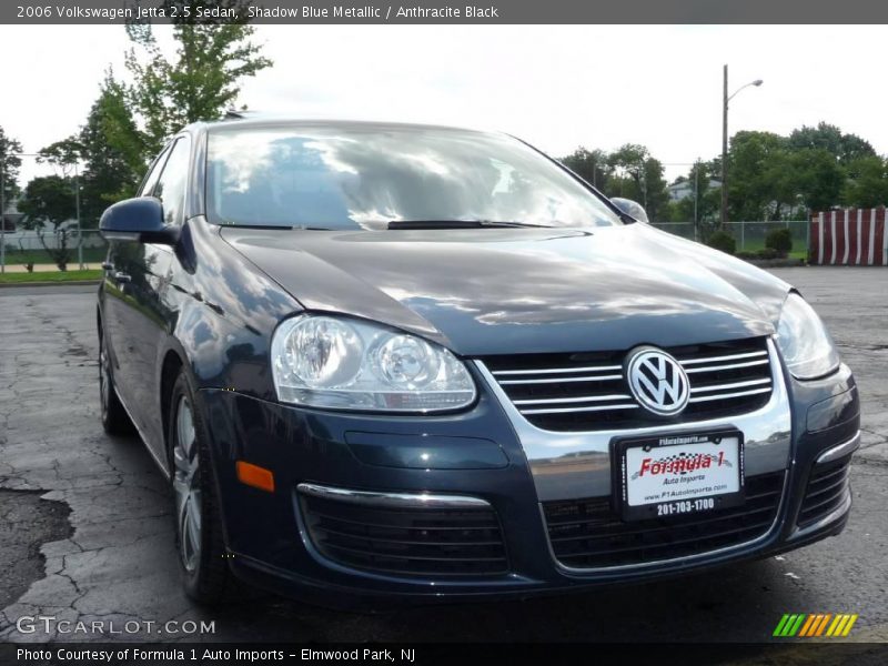 Shadow Blue Metallic / Anthracite Black 2006 Volkswagen Jetta 2.5 Sedan