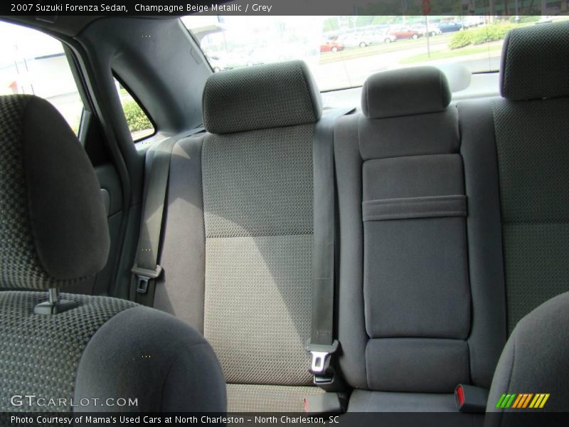Champagne Beige Metallic / Grey 2007 Suzuki Forenza Sedan