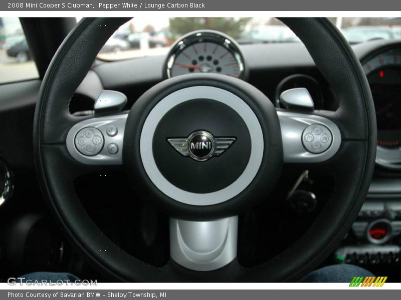 Pepper White / Lounge Carbon Black 2008 Mini Cooper S Clubman