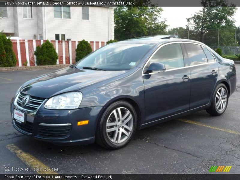 Shadow Blue Metallic / Anthracite Black 2006 Volkswagen Jetta 2.5 Sedan