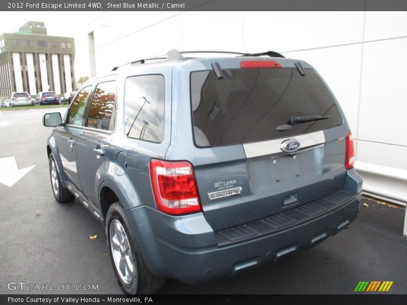 Steel Blue Metallic / Camel 2012 Ford Escape Limited 4WD