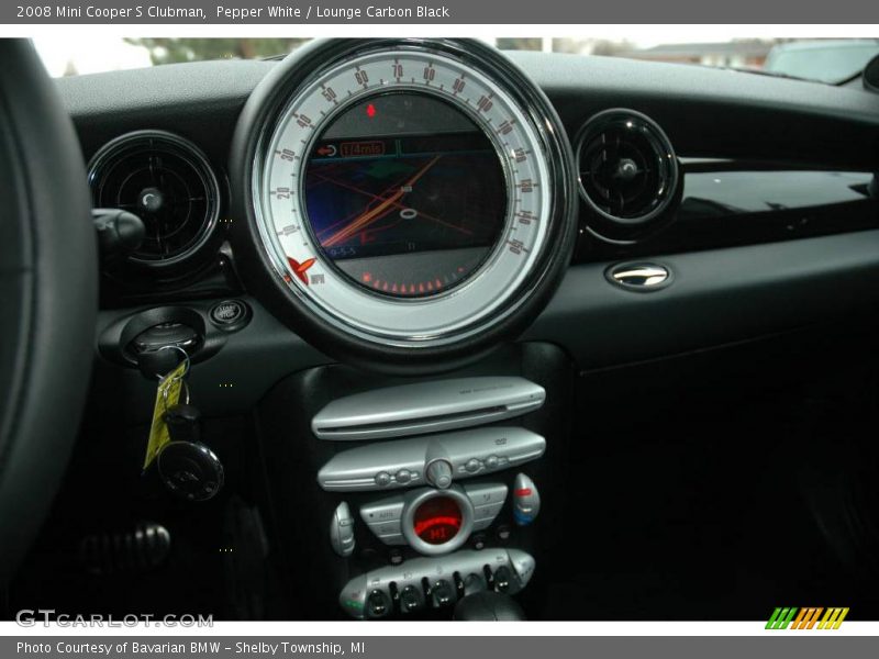 Pepper White / Lounge Carbon Black 2008 Mini Cooper S Clubman