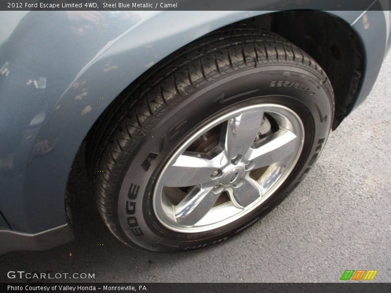 Steel Blue Metallic / Camel 2012 Ford Escape Limited 4WD