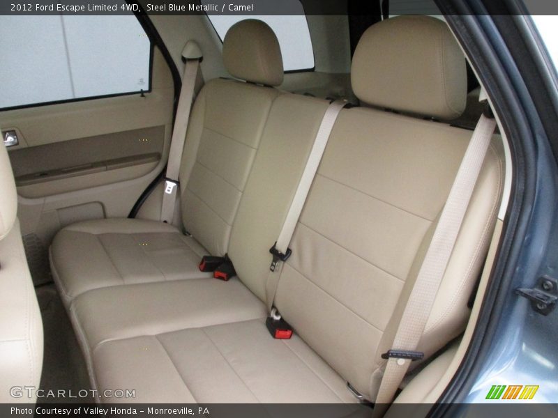 Steel Blue Metallic / Camel 2012 Ford Escape Limited 4WD
