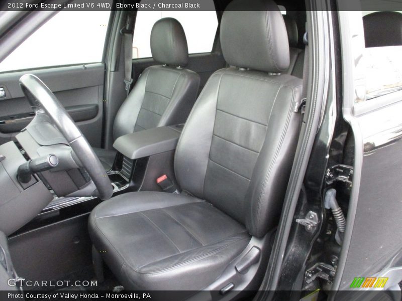 Ebony Black / Charcoal Black 2012 Ford Escape Limited V6 4WD