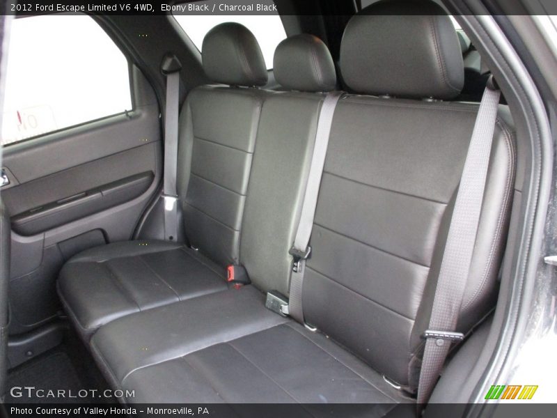 Ebony Black / Charcoal Black 2012 Ford Escape Limited V6 4WD