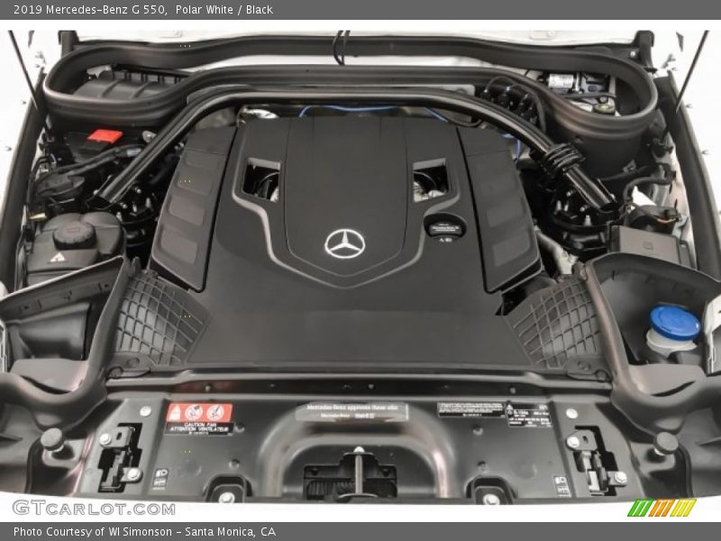  2019 G 550 Engine - 4.0 Liter biturbo DOHC 32-Valve VVT V8