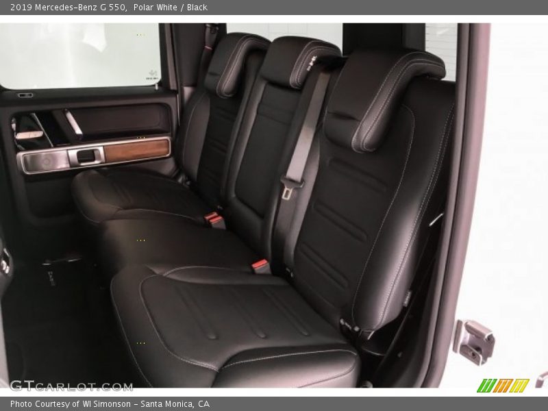 Rear Seat of 2019 G 550