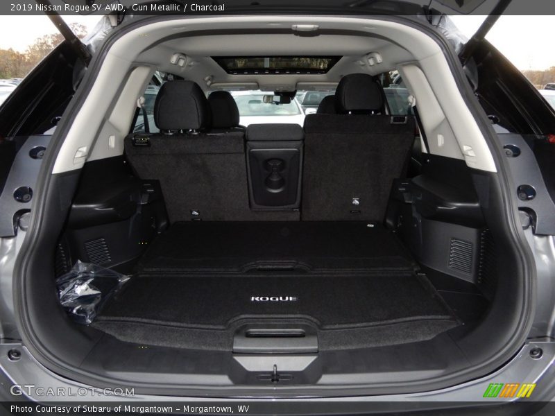 Gun Metallic / Charcoal 2019 Nissan Rogue SV AWD
