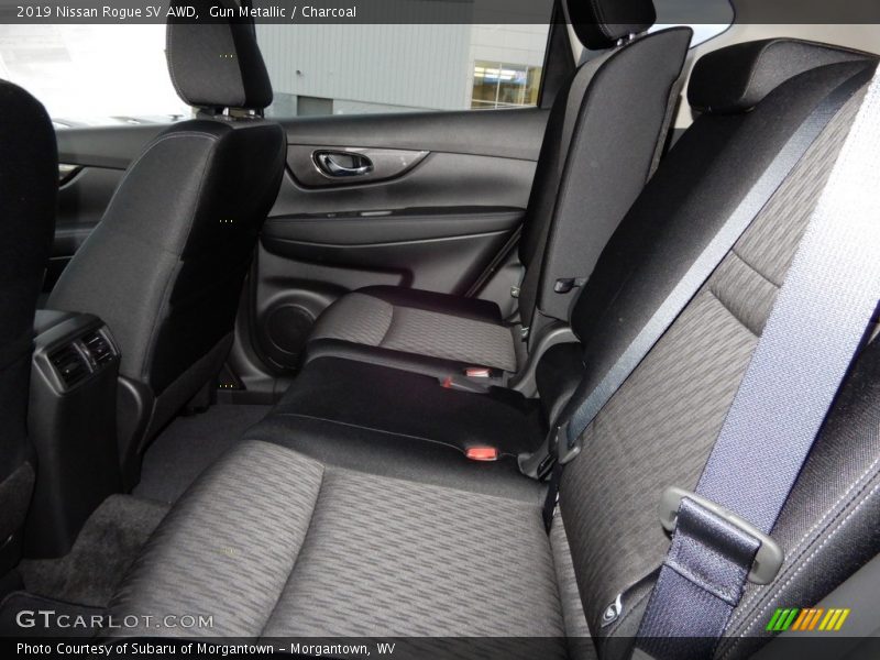 Gun Metallic / Charcoal 2019 Nissan Rogue SV AWD