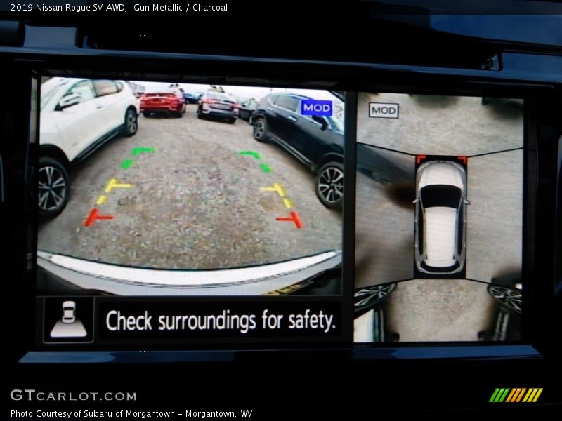 Gun Metallic / Charcoal 2019 Nissan Rogue SV AWD