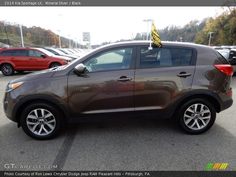 Mineral Silver / Black 2014 Kia Sportage LX