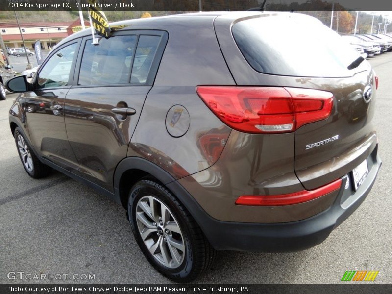 Mineral Silver / Black 2014 Kia Sportage LX