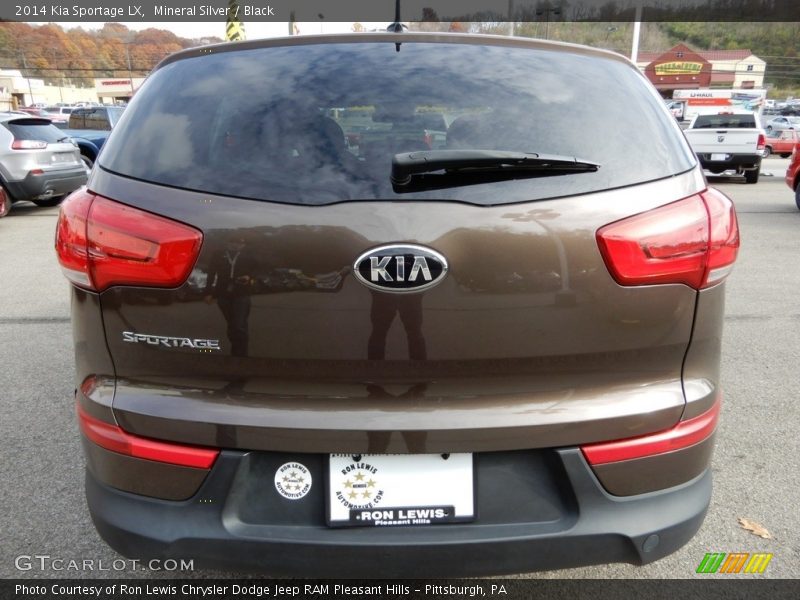 Mineral Silver / Black 2014 Kia Sportage LX