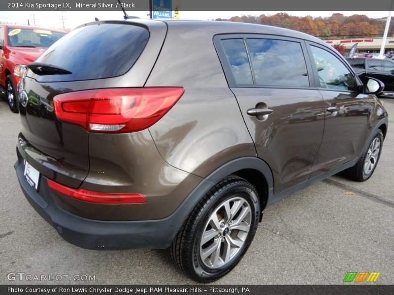 Mineral Silver / Black 2014 Kia Sportage LX