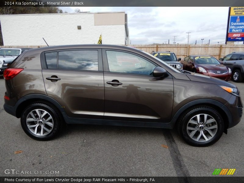 Mineral Silver / Black 2014 Kia Sportage LX