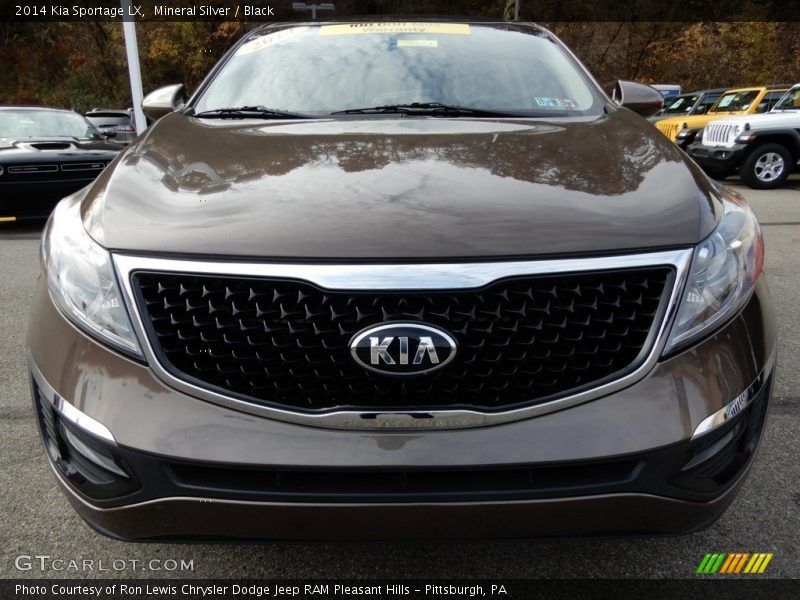 Mineral Silver / Black 2014 Kia Sportage LX