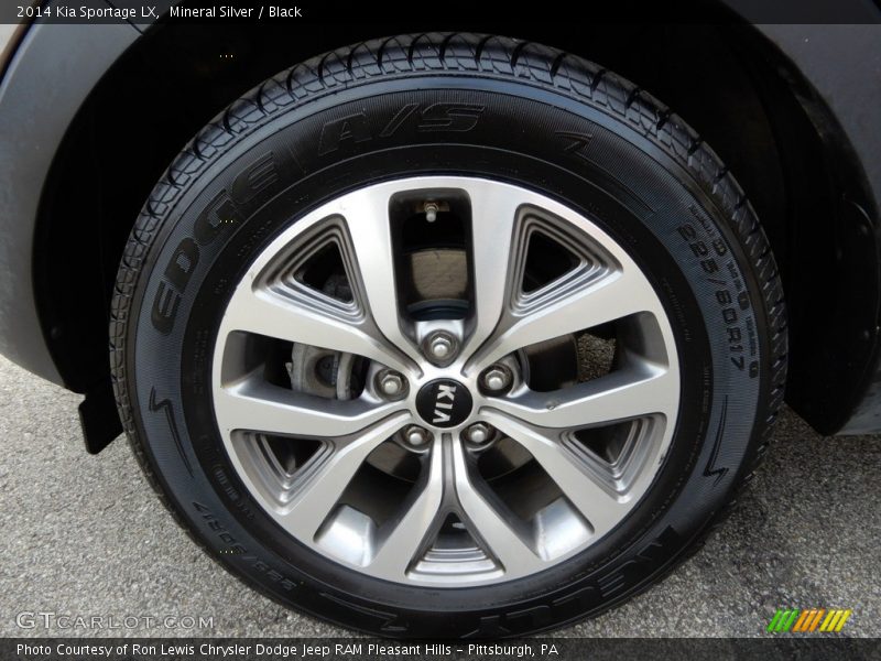 Mineral Silver / Black 2014 Kia Sportage LX