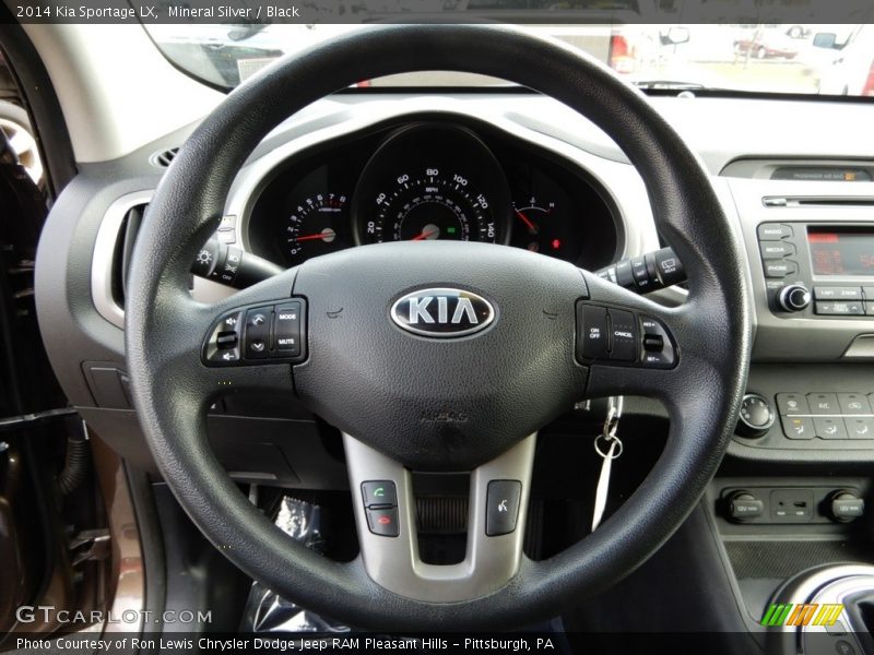 Mineral Silver / Black 2014 Kia Sportage LX