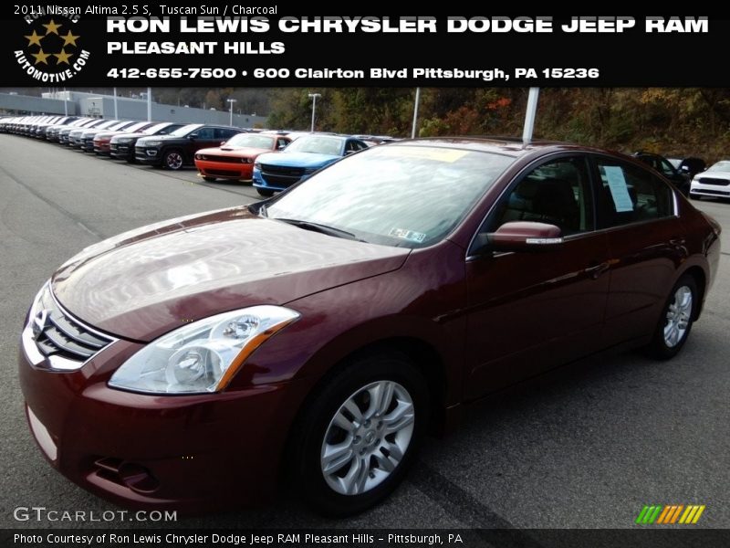 Tuscan Sun / Charcoal 2011 Nissan Altima 2.5 S