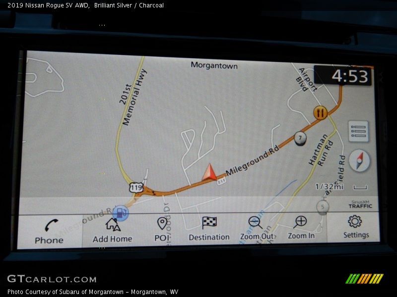 Navigation of 2019 Rogue SV AWD