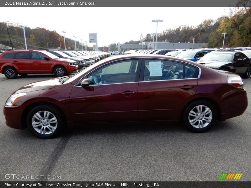 Tuscan Sun / Charcoal 2011 Nissan Altima 2.5 S