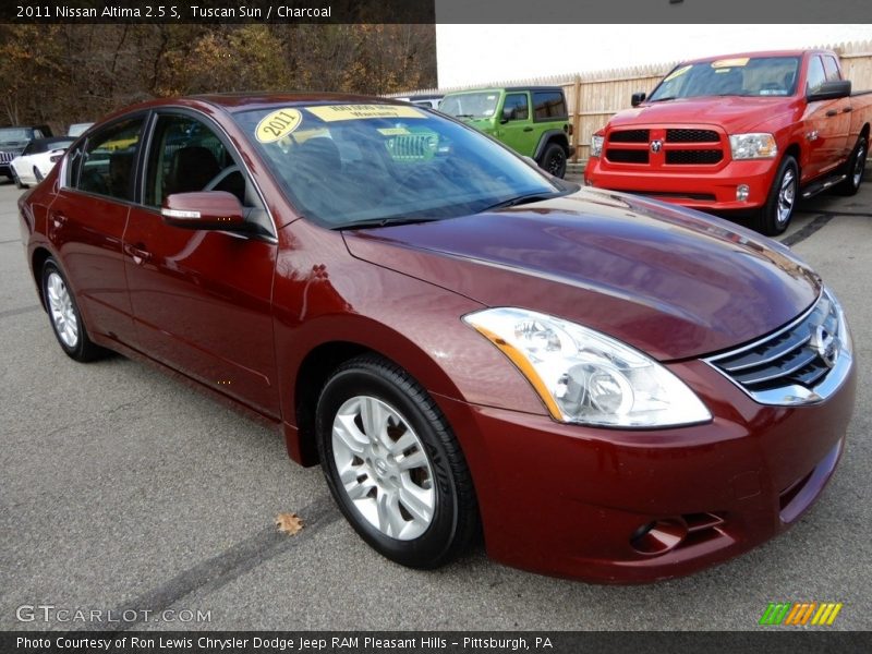 Tuscan Sun / Charcoal 2011 Nissan Altima 2.5 S