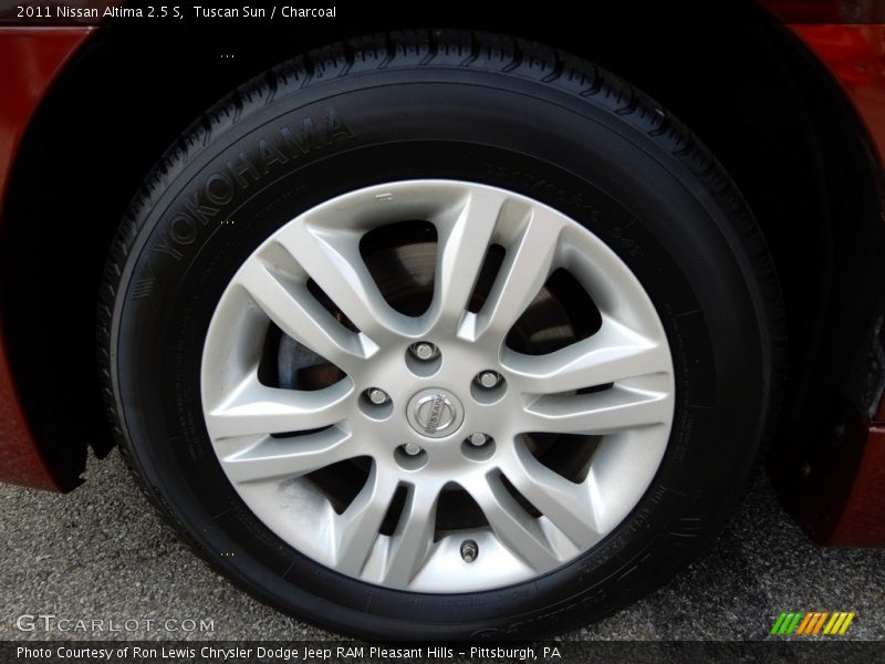 Tuscan Sun / Charcoal 2011 Nissan Altima 2.5 S