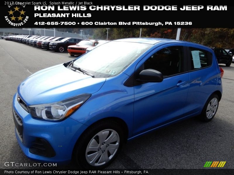Splash Metallic / Jet Black 2017 Chevrolet Spark LS