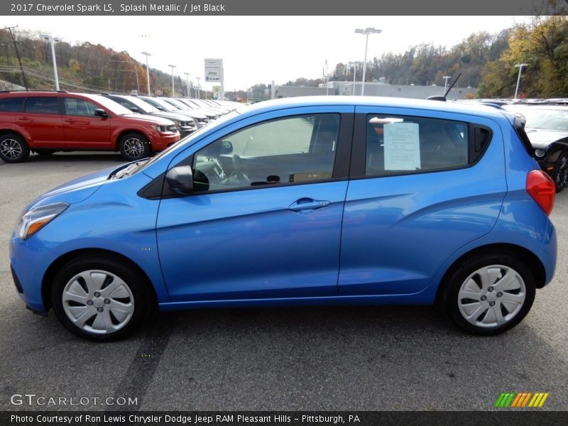 Splash Metallic / Jet Black 2017 Chevrolet Spark LS