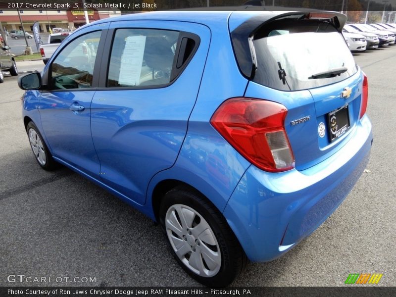 Splash Metallic / Jet Black 2017 Chevrolet Spark LS