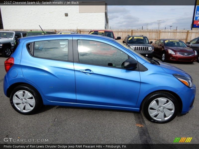 Splash Metallic / Jet Black 2017 Chevrolet Spark LS