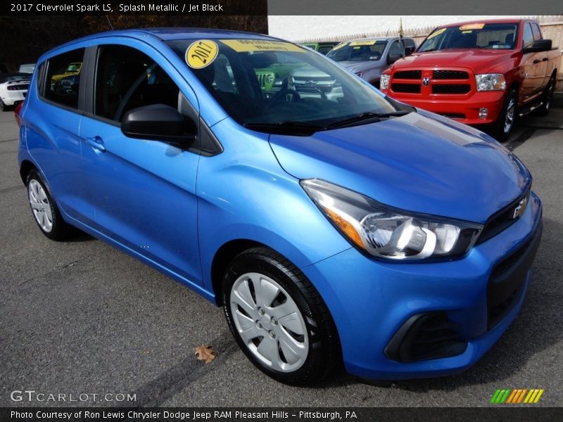 Splash Metallic / Jet Black 2017 Chevrolet Spark LS