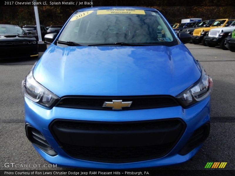 Splash Metallic / Jet Black 2017 Chevrolet Spark LS
