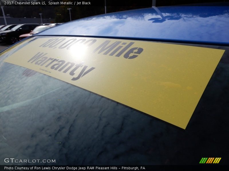 Splash Metallic / Jet Black 2017 Chevrolet Spark LS