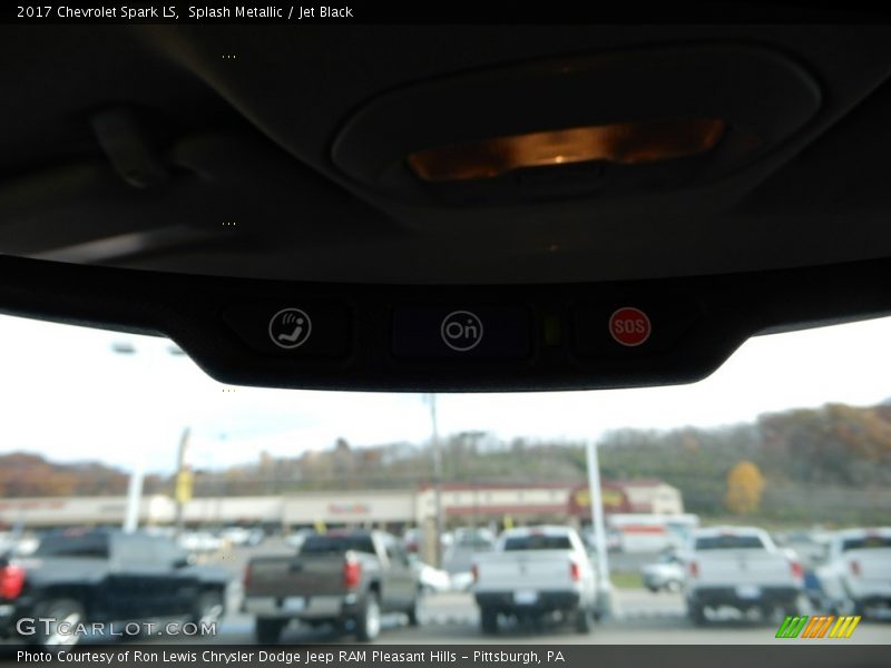 Splash Metallic / Jet Black 2017 Chevrolet Spark LS
