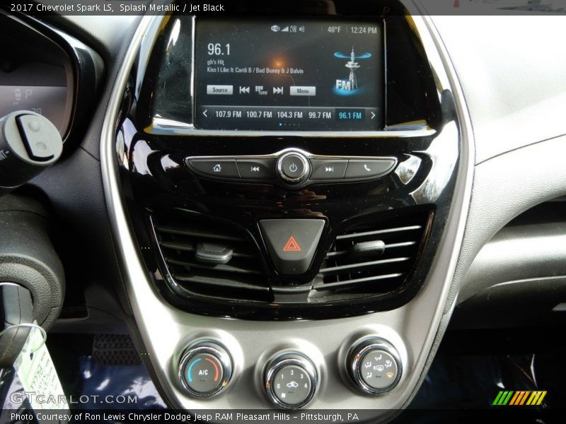 Splash Metallic / Jet Black 2017 Chevrolet Spark LS