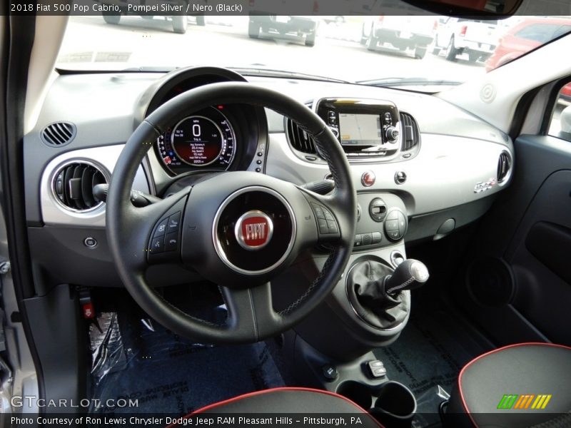 Dashboard of 2018 500 Pop Cabrio