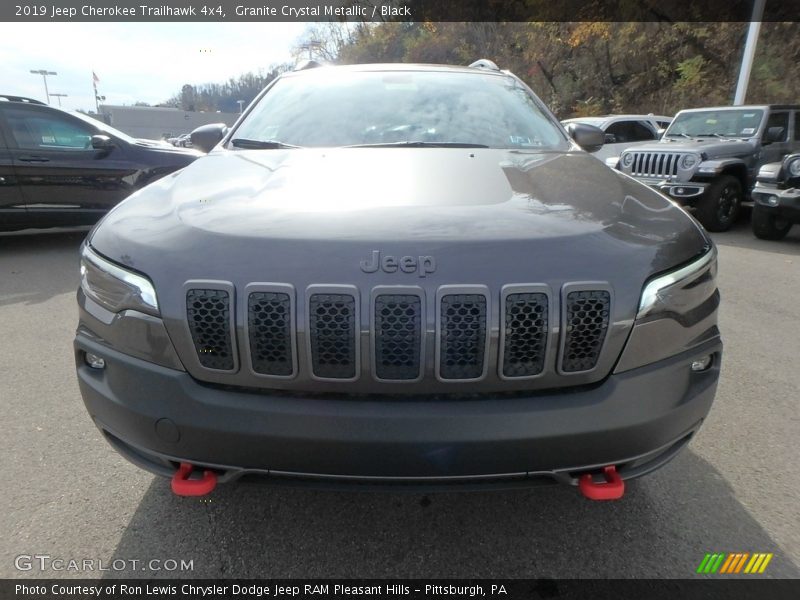 Granite Crystal Metallic / Black 2019 Jeep Cherokee Trailhawk 4x4