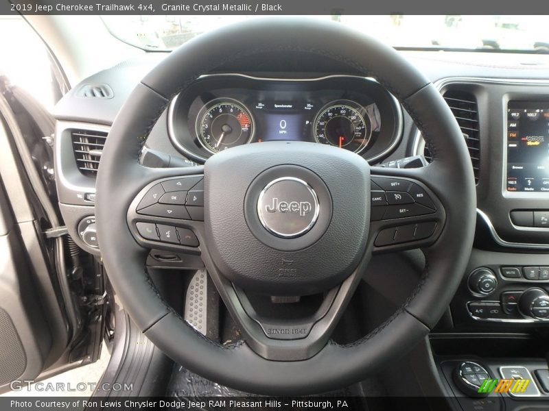 Granite Crystal Metallic / Black 2019 Jeep Cherokee Trailhawk 4x4