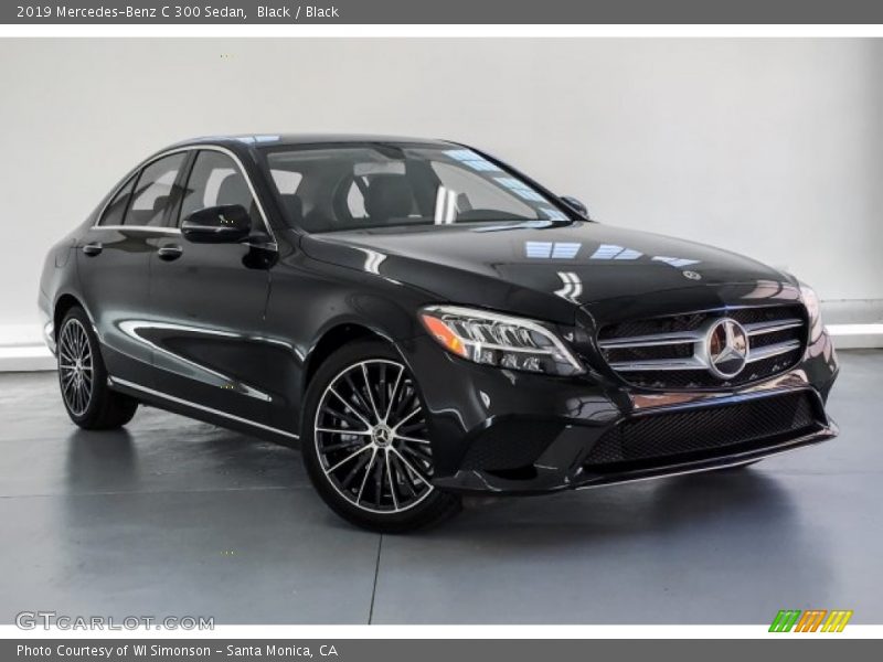 Black / Black 2019 Mercedes-Benz C 300 Sedan