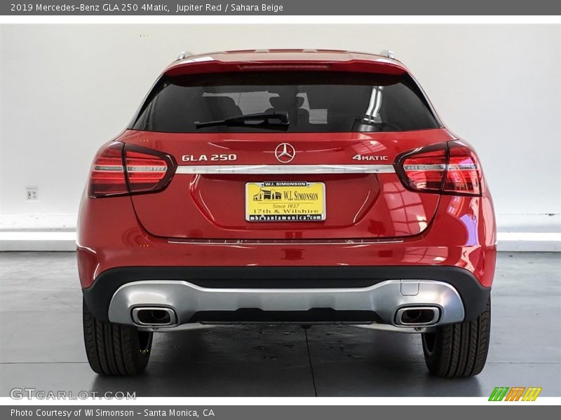 Jupiter Red / Sahara Beige 2019 Mercedes-Benz GLA 250 4Matic