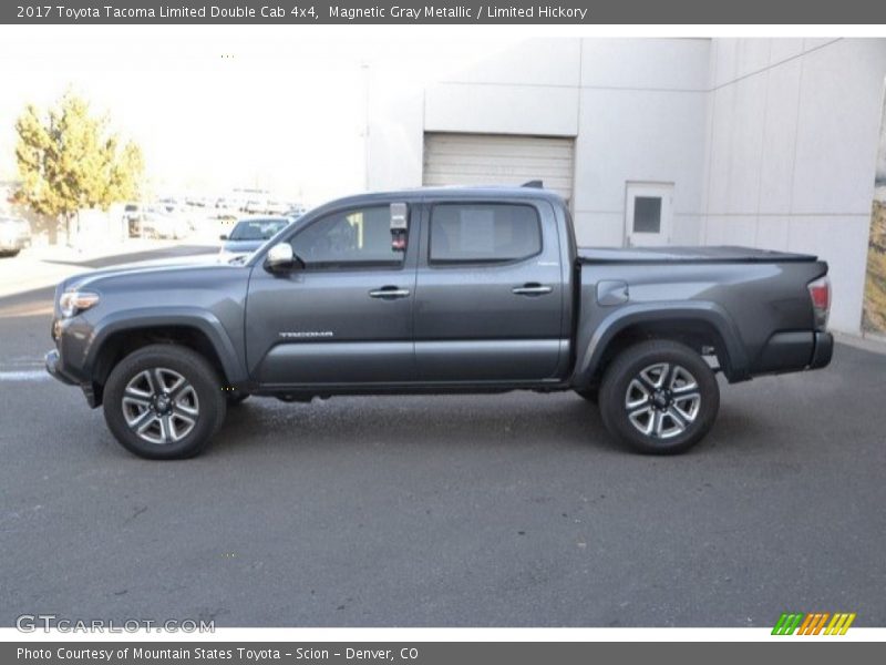Magnetic Gray Metallic / Limited Hickory 2017 Toyota Tacoma Limited Double Cab 4x4