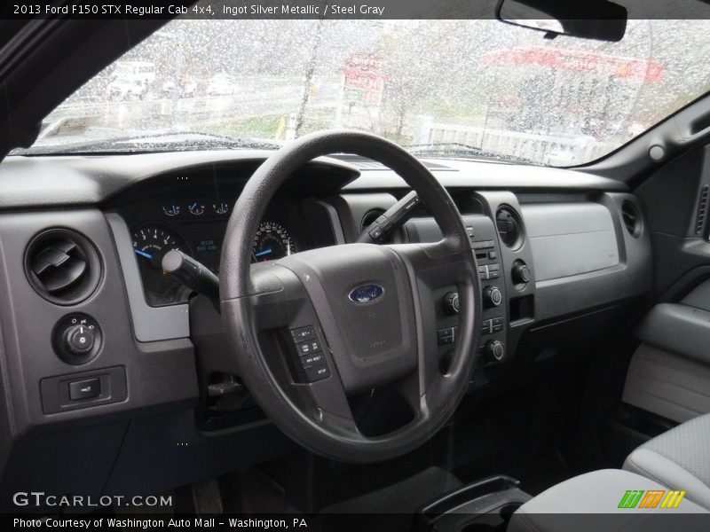 Ingot Silver Metallic / Steel Gray 2013 Ford F150 STX Regular Cab 4x4