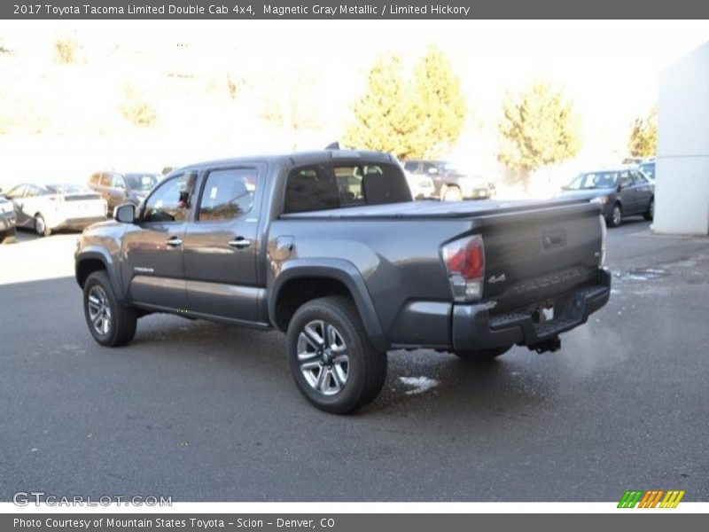 Magnetic Gray Metallic / Limited Hickory 2017 Toyota Tacoma Limited Double Cab 4x4