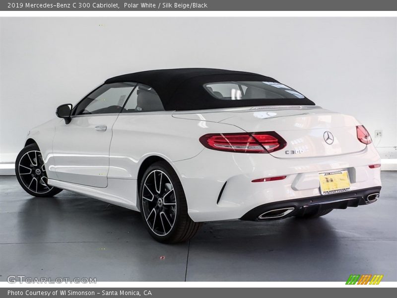 Polar White / Silk Beige/Black 2019 Mercedes-Benz C 300 Cabriolet