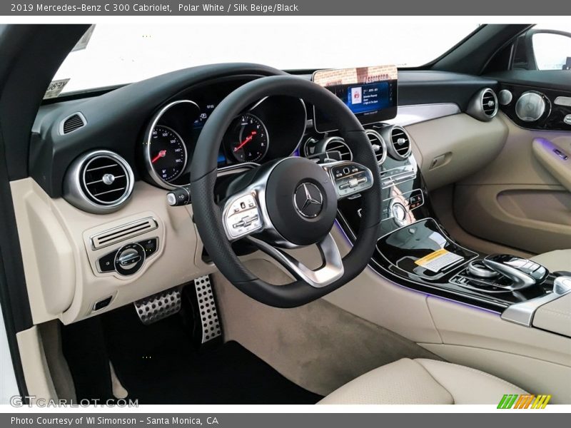 Polar White / Silk Beige/Black 2019 Mercedes-Benz C 300 Cabriolet